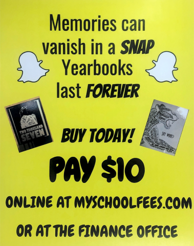 Yearbook Order Information poster