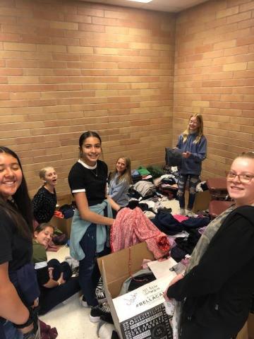 Clothing Drive donations